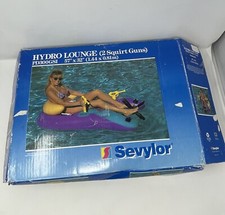 Vintage Sevylor Hydro Lounge (1 Squirt Gun) PD300GSI 57”x32”, Inflatable, ECU!