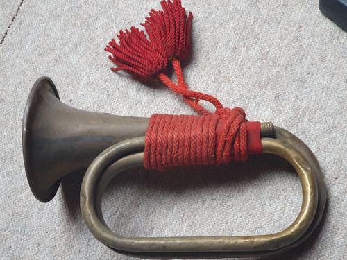 Very old bugle horn - bugle,