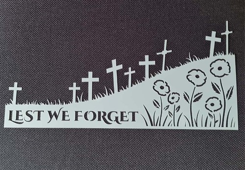 Lest forget remembrance - forget,