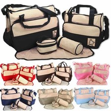 5pcs Baby Nappy Changing Bag