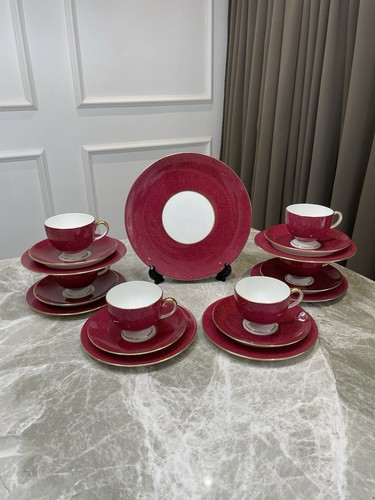 Vintage wedgwood ruby - vintage, red