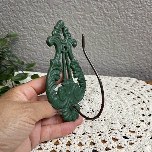 Vintage cast metal ornate wall - metal,