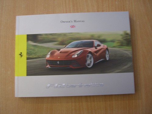 Owners manual ferrari - owners, f12