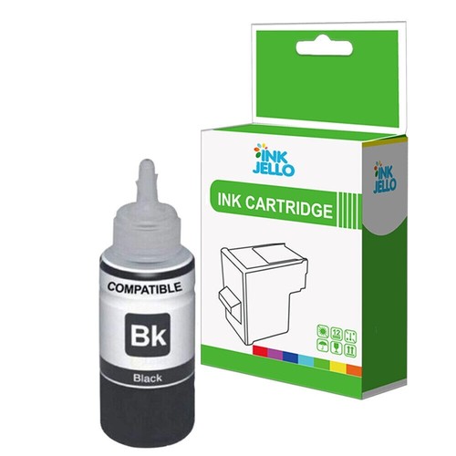 Black ink bottle - black,