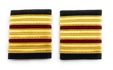 Epaulette  Gold with Maroon