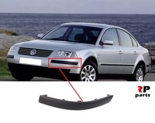 FOR VW PASSAT B5.5 2001 - 2005 NEW FRONT BUMPER BLACK MOLDING TRIM LEFT N/S