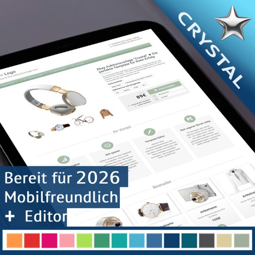 Ebay template 2026 - ebay, ★