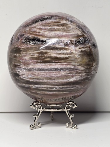Petrified wood crystal - crystal, sphere