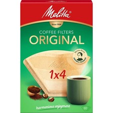 Melitta Original Coffee Filters, 80 per Box, Size 1x4, For Filter Coffee Machin