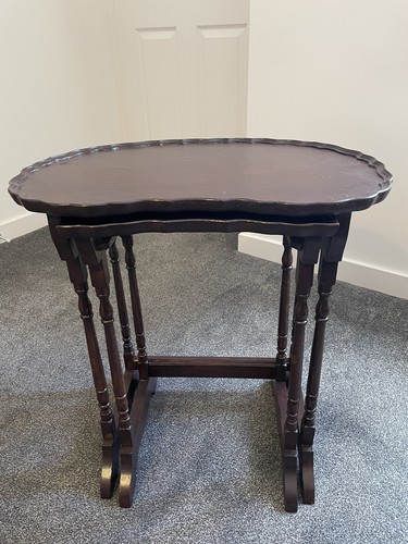 Antique mahogany nest - mahogany, of