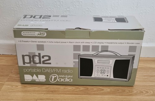 Acoustic solutions pd2 - acoustic, dab/fm