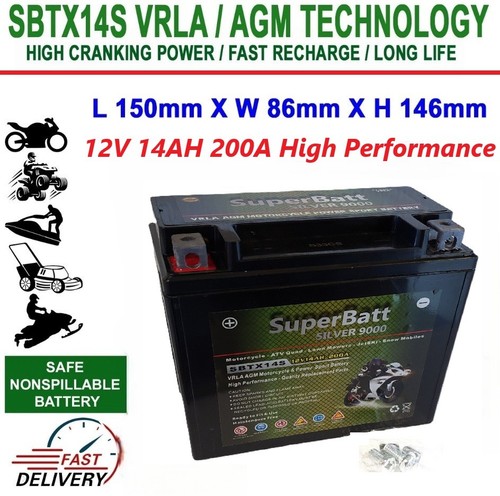 Superbatt sbtx14s ytx14 - superbatt, agm