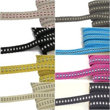 Upholstery Gimp Braid Trim in 8 Colours 19mm Wide - Mosaic Tile Style