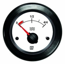 Vetus fresh water tank level gauge for boat engine, yacht 12v / 24v - white
