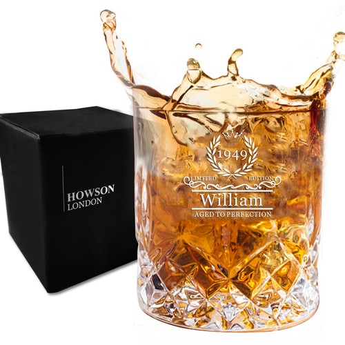 Personalised whiskey glass - personalised,