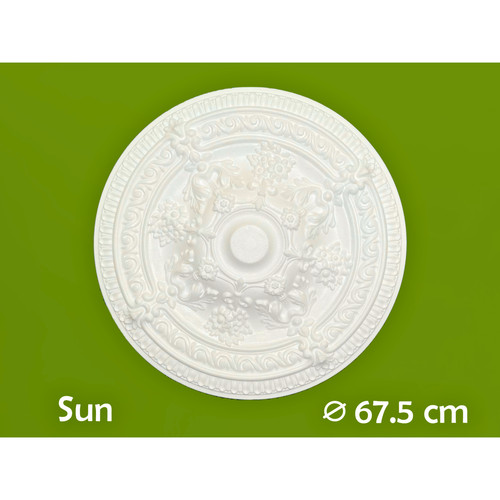 Polystyrene ceiling rose - polystyrene,