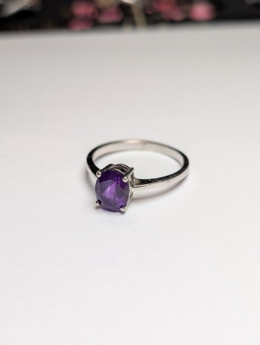 Vintage sterling silver purple - sterling,