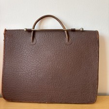 VINTAGE 1950s BROWN LEATHER