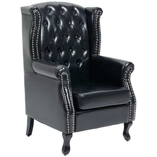 Homcom wingback armchair - homcom,