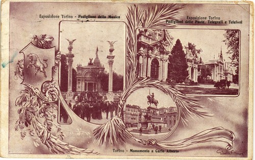 Turin city exhibition 1911 - city,