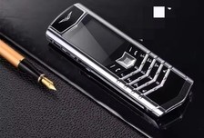 VERTU V10 Mobile Metal Black Silver Luxury Bar  Phone 2g network unlocked 