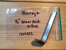 Vintage Stanley 71 Router Plane 1/2" Spear Point Cutter Woodworking Hand Tools