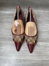 Gucci gg logo pump horsebit