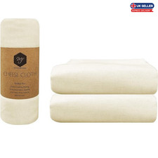 Cheesecloth Muslin Cloth Grade 90 Ultra Fine 100% Cotton Natural Unbleached