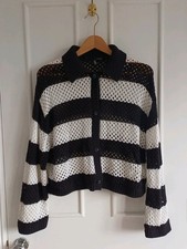 H&M Oversized Black White