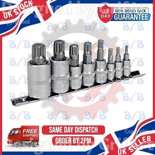 8pc 12pt spline - 8pc,