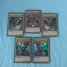 YuGiOh - Exodia The Forbidden One Complete Set - 1st YGLD-ENA17-21 Ultra Rare