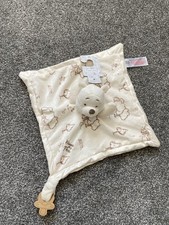 Primark Disney Winnie The Pooh Bear Beige Comforter Blanket Blankie Hug Toy