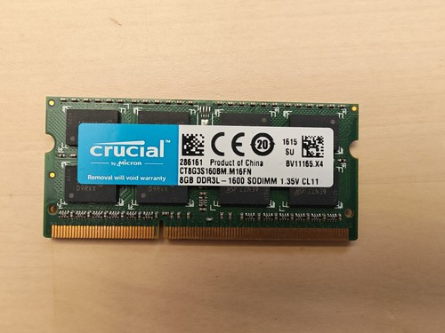Crucial 8gb ddr3l 1600 - 8gb, ddr3l-1600