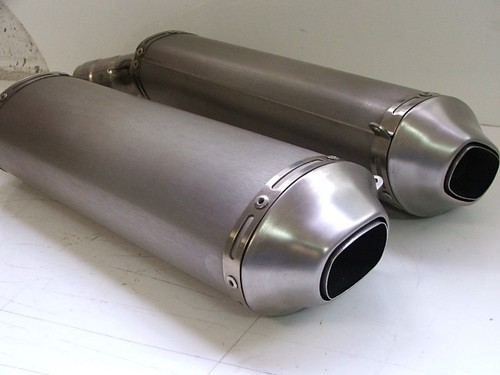 Ducati 1098 oem exhaust - exhaust, end