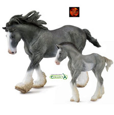 Clydesdale Grey Sabino Roan