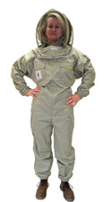 Buzz Professional Khaki Beekeeping Suit Premium Quality with FENCING veil