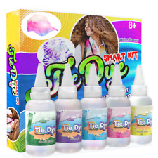 Tie Dye Kit Set of 5 Colours Ink Tie-Dye Kits for Dyeing Fabric Clothes 42pc Set