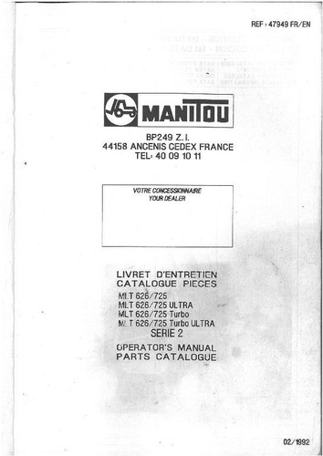 Manitou maniscopic telehandler - manitou,