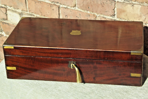 Large inch mahogany writing - large,