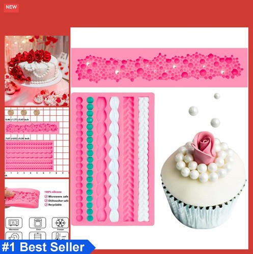 Silicone fondant molds pack - silicone, 2
