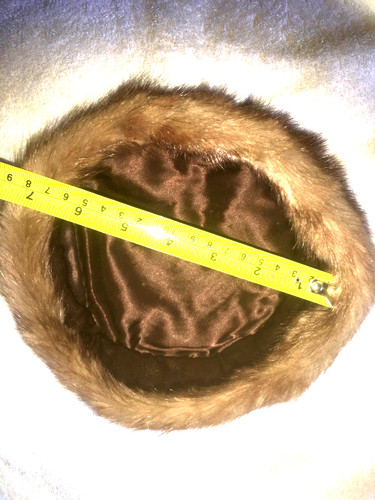Vintage ladies real fur hat - real,