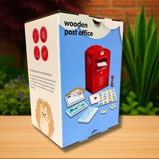 Chad Valley Wooden Post Office Toy-Kids PRETEND PLAY-Xmas Gifts-Presents-Toys