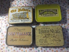 4 Vintage Tobacco Tins Three