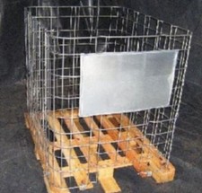 IBC CAGE ON PALLET FOR STORAGE