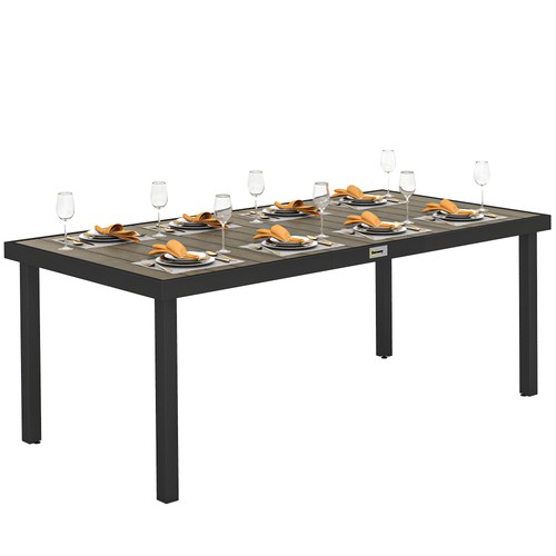 Outsunny garden dining table - outsunny,