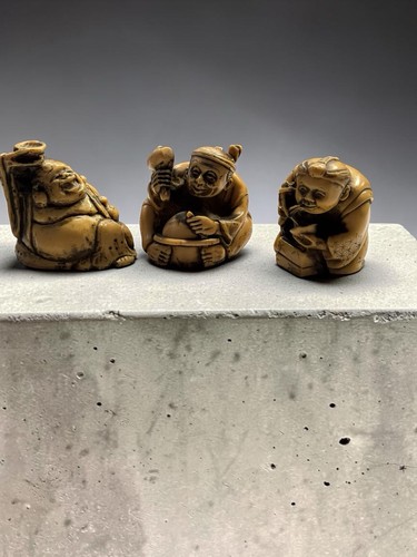 Set japanese netsuke - set,