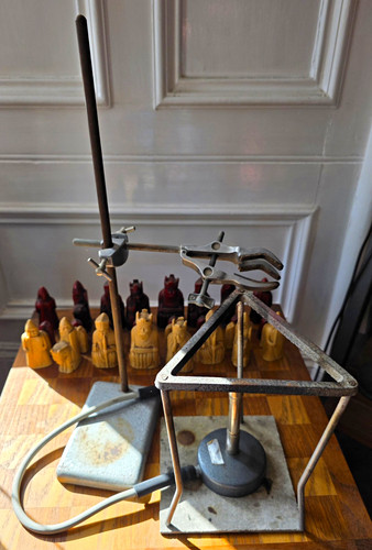 Vintage industrial lab retort - industrial,