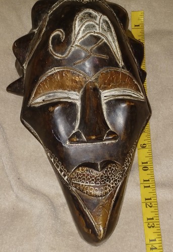 African tikar wood brass - tikar, &