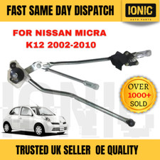 Front Wiper Motor Linkage for Nissan Micra K12 2002–2010 Windscreen 28840-AX60A