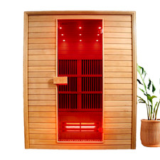 Insignia Sauna Infrared Nano Carbon Luxury  1500 x 1000 mm Spruce All Options